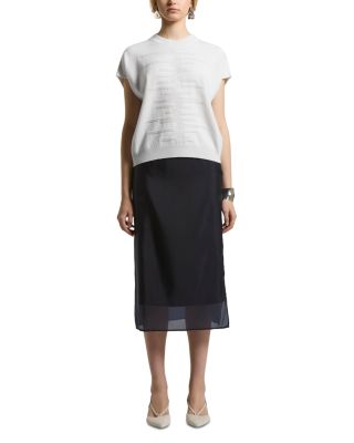 Knitted Wool, Silk and Cashmere Sweater