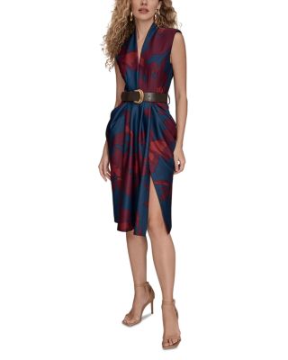 Belted Scuba Dress