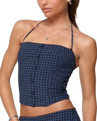 Winsley Gingham Halter Corset