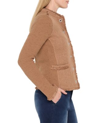 Fringe Trim Military Jacket