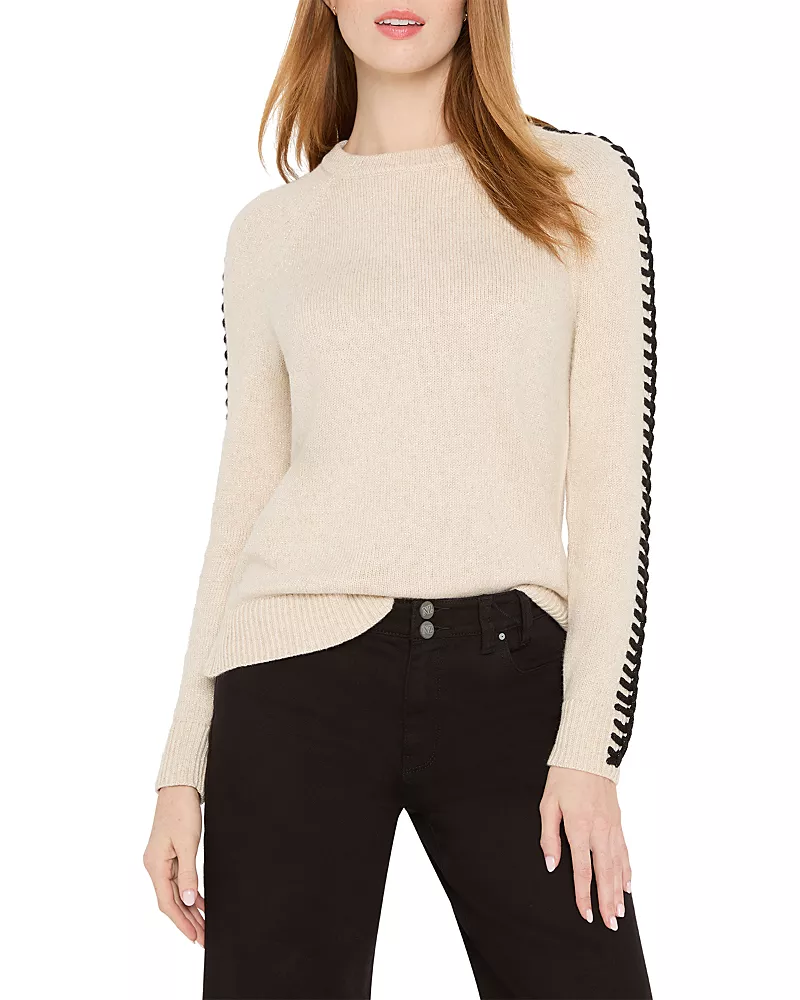 Nic+Zoe Dashing Down Whipstitched Sweater