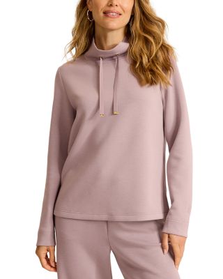 Palm Voyage Funnel Neck Sweater