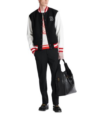 Mixed Media Varsity Jacket