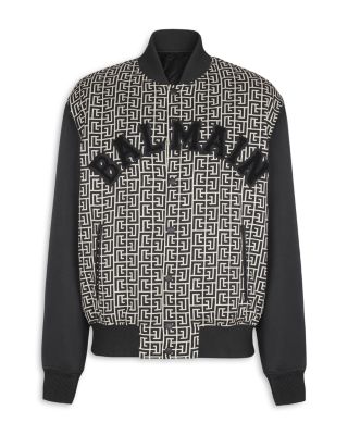 Color Block Monogram Jacket