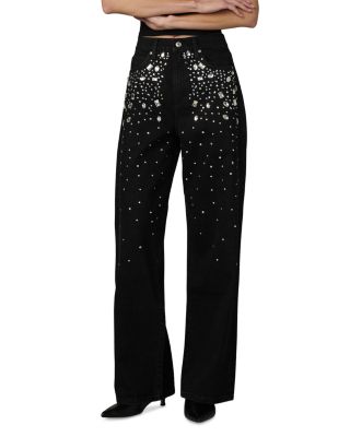 The Harlowe Stone Embellished Jeans in Constellation