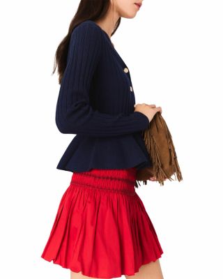 Peplum Waist Cardigan