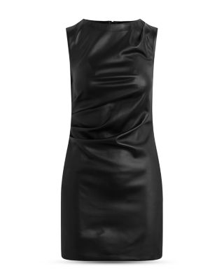 The Meg Faux Leather Dress