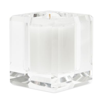 Clear Crystal Candle Holder & Prosecco Votive