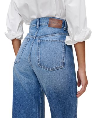 Taylor Relaxed Barrel High Rise Jeans in North Water