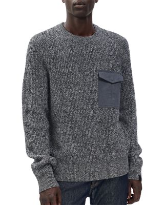 Walker Marl Mixed Media Sweater