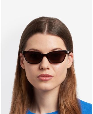 Aisha Rectangle Sunglasses, 55mm