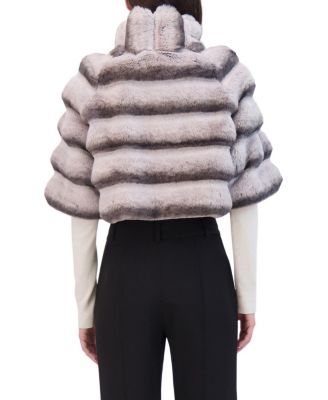 Faux Fur Chinchilla Bolero