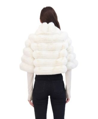 Faux Fur Chinchilla Bolero