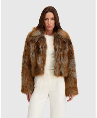 Faux Fur Red Fox Jacket