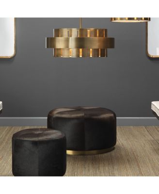  Thackery Hide On Roud Small Pouf