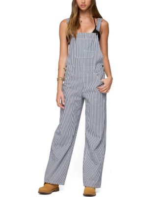  Tamsin Striped Denim Overalls