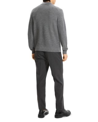 Cashmere Long Sleeve Polo Shirt