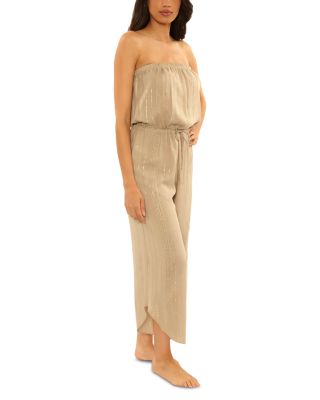 Radiance Strapless Swim Cover-Up Jumpsuit