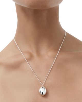 Nugget Pendant Necklace in 14K Gold Vermeil Sterling Silver, 18"-20"