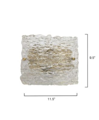 Swan Curved Glass Sconce