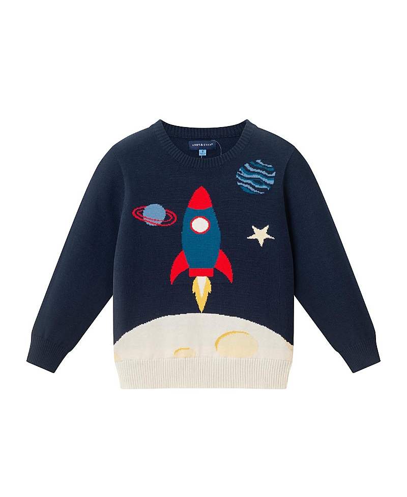 Andy & Evan Kids' Knit Sweater In Blue