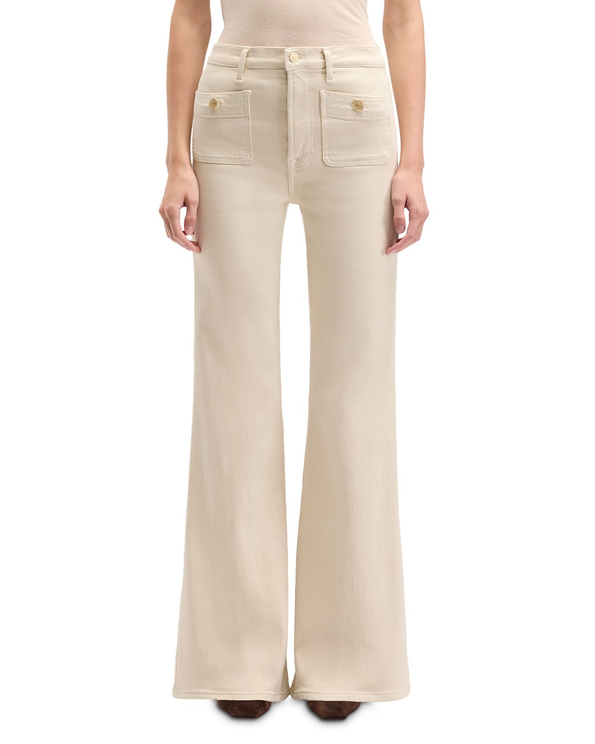 7 For All Mankind Modern Dojo Mid Rise Flared Jeans