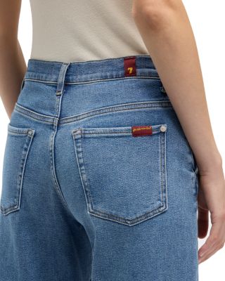 Stovepipe High Rise Straight Jeans in Oceanstone