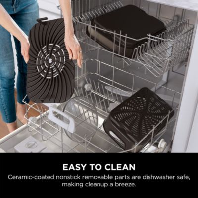 FG551 Foodi Smart XL 6 in 1 Indoor Grill with 4 Quart Air Fryer, Roast, Bake, Dehydrate, Broil, and Smart Cook System