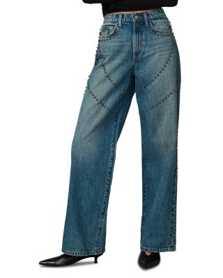 The Harlowe Studded Jeans in Mellow