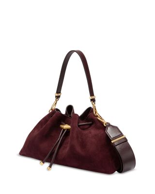 Cinch M Suede Shoulder Bag