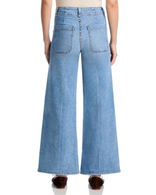 The Jam High Rise Wide Leg Jeans in Keel Over