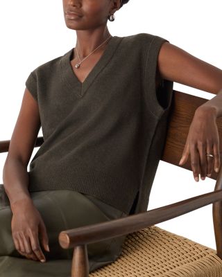 Wool V Neck Tank