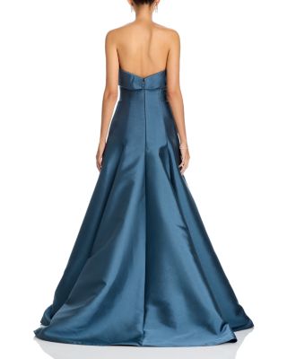 Bow Neck Strapless Gown