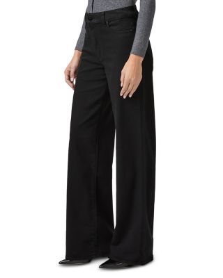 Anessa High Rise Wide Leg Jeans in Black Shadow