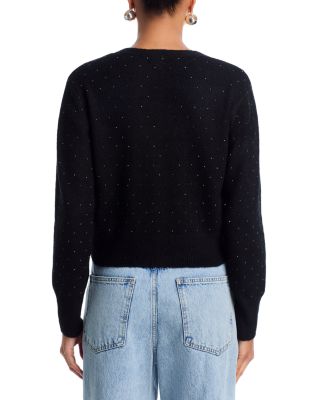 Beaded V Neck Cardigan - Exclusive