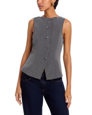 Minka Pinstriped Vest