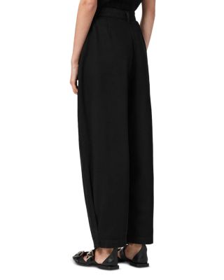 Becca High Rise Denim Trousers in Black