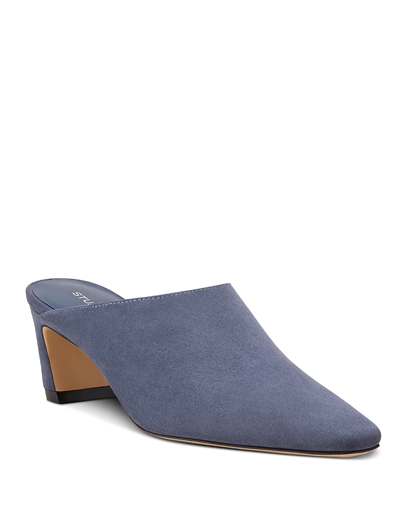 Stuart Weitzman Women's Stassi 50 Mules In Blue