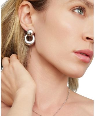  Sterling Silver In My Orbit Drop Earrings