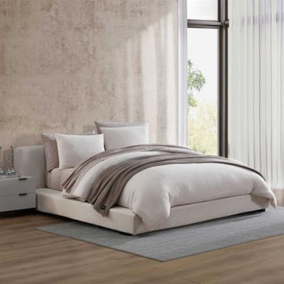 Dobby Stripe 4 Piece Sheet Set, Queen