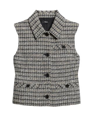 Striped Tweed Vest