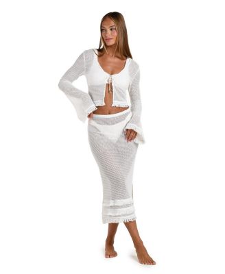 Flora Flair Cropped Caridgan Top