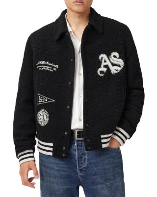 Baum Textured Varsity Jacket