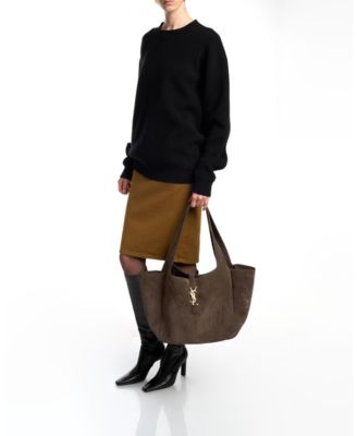  Le 5 A 7 Bea Shoulder Tote Bag In Suede