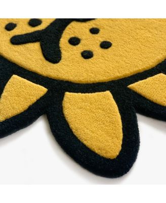 Leeuw Lion Rug, 34.5" x 35.5"