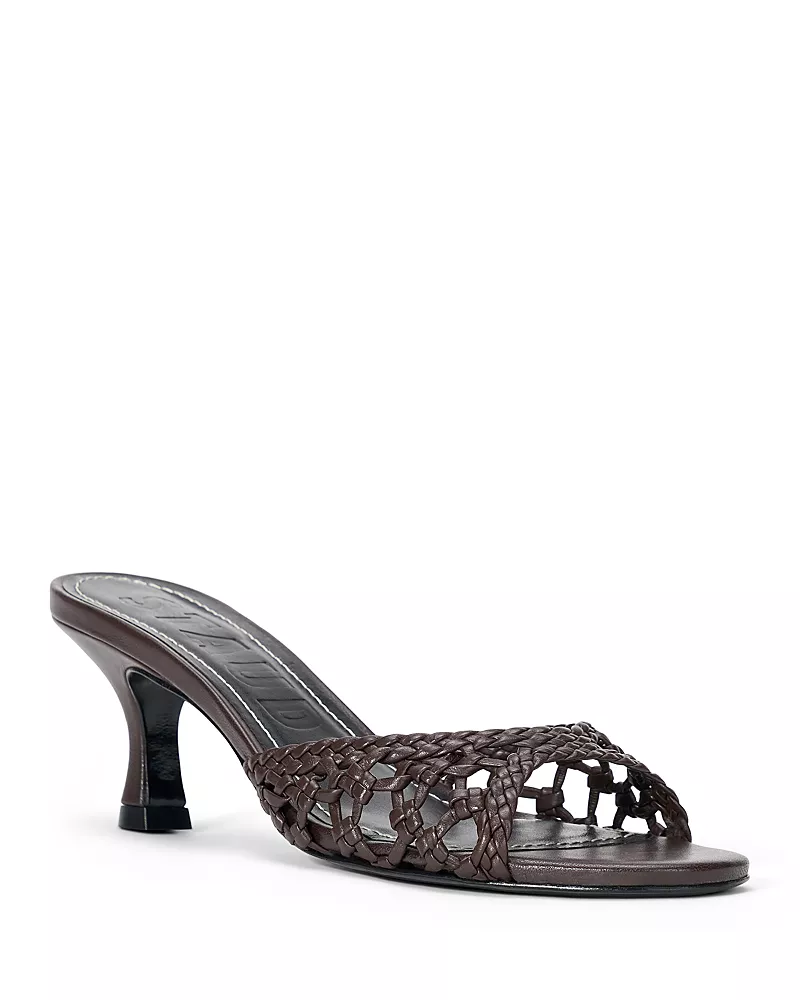 Staud Women's Brigitte Knotted Woven Mules