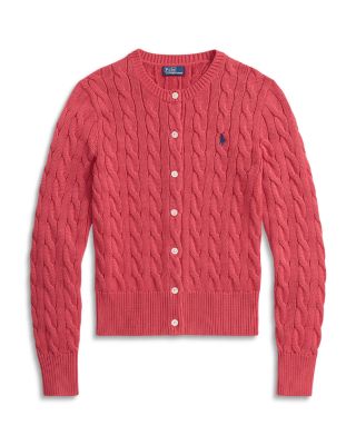 Cotton Cable Knit Cardigan