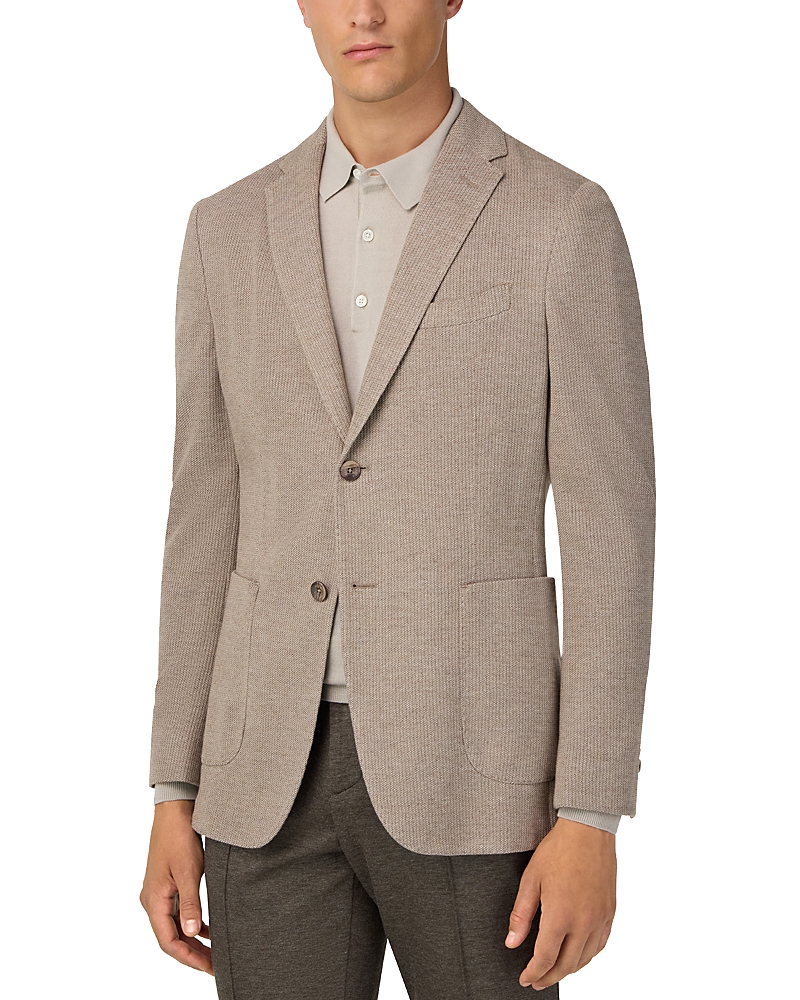 Boggi Milano Regular Fit Micro Texture Blazer Boggi Milano Regular Fit Micro Texture Blazer