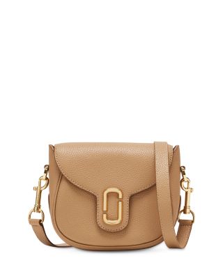 Pebbled Leather Saddle Bag