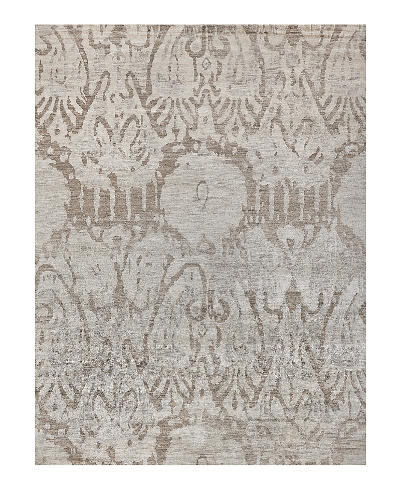 Exquisite Rugs Antique'd Silk 3631 Area Rug 8'x10' In Gray
